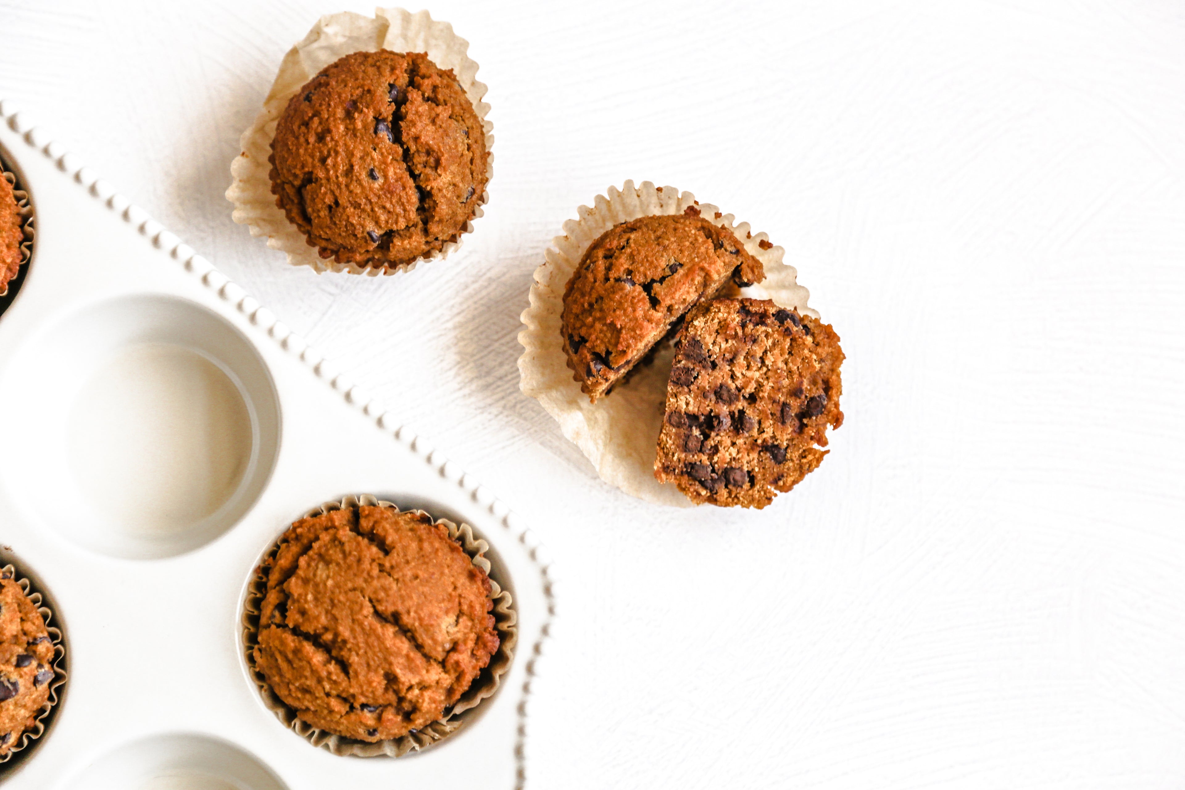 Pumpkin Chocolate Chip Protein Muffins image 5